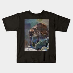 The Mountain King - Mountain Lion Kids T-Shirt